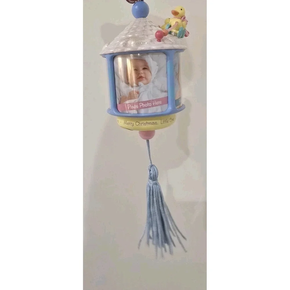 New VTG 2003‎ Heirloom Collection Christmas Ornament Photo Lantern Style Ducks